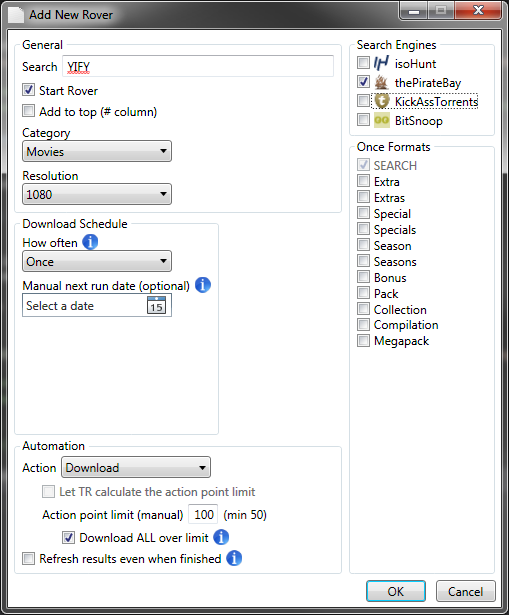 YIFY search