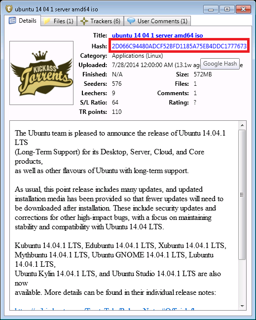 Torrent Details